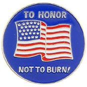 TO HONOR NOT TO BURN PIN  