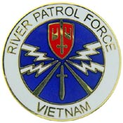 USN RIVER PATROL PIN  