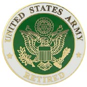 US ARMY RETIRED PIN  