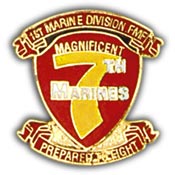 7TH MARINES PIN  