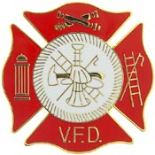 FIRE LOGO PIN 1-1/2"  