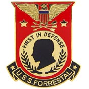 USS FORRESTAL PIN  