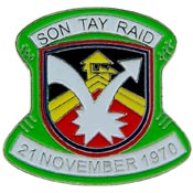 VIETNAM SON TAY RAIDER PIN 1"  