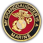 GRANDDAUGHTER IS A MARINE PIN  