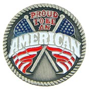 PROUD TO BE AN AMERICAN PIN  