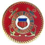 US COAST GUARD LOGO PIN  