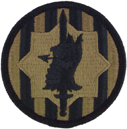 OCP Unit Patch: 89th Military Police Brigade - With Fastener