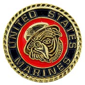 USMC BULLDOG PIN  