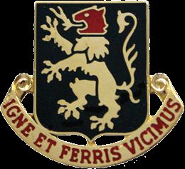 640 REGT  (IGNE ET FERRIS VICIMUS)   