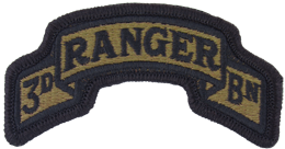 OCP Unit Patch: 3rd Ranger Battalion 75th Regiment - With Fastener