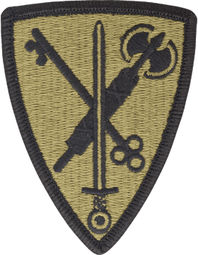 OCP Unit Patch: 42nd Military Police Brigade - With Fastener