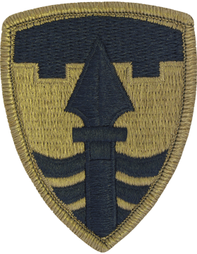 OCP Unit Patch: 43rd Military Police Brigade - With Fastener