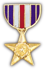 SILVER STAR PIN  