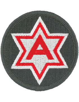 Army Patch Full Color: 6th Army 