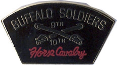 BUFFALO SOLDIER PIN  