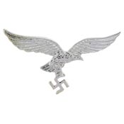 GERMAN LEUFT EAGLE SILVER PIN 2-5/8"  