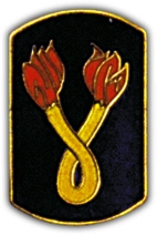 196TH INF PIN  