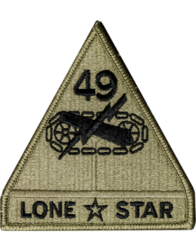 OCP Unit Patch: 49th Armored Division - With Fastener