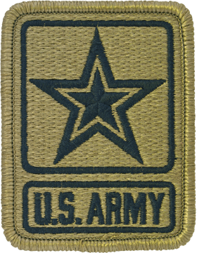 OCP Unit Patch: Army Of One Star - With Fastener