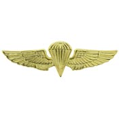 USN/USMC PARAWINGS GOLD PIN  