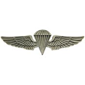 US/USMC PARAWINGS SILVER PIN   