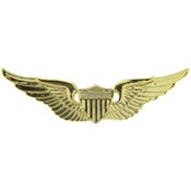 ARMY AVIATOR BASIC GOLD PIN 2-5/8"  