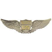 USAF PILOT EARLY PIN 3"  