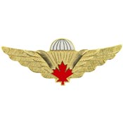 CANADIAN JUMP WINGS PIN 2-1/2"  