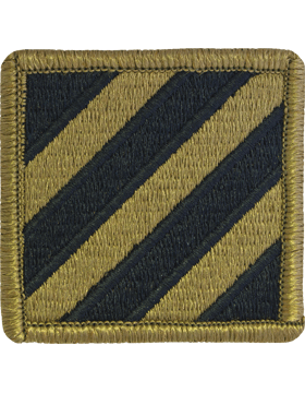 OCP Unit Patch: 3rd Infantry Division - With Fastener