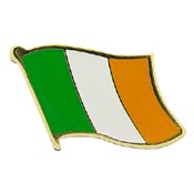 IRELAND FLAG PIN 1"  