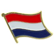 NETHERLANDS FLAG PIN 1"  