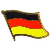 GERMANY FLAG PIN 1"  