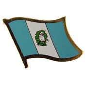 GUATEMALA FLAG PIN 1"  