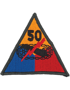 Army Patch Full Color: 50th Armored Division 