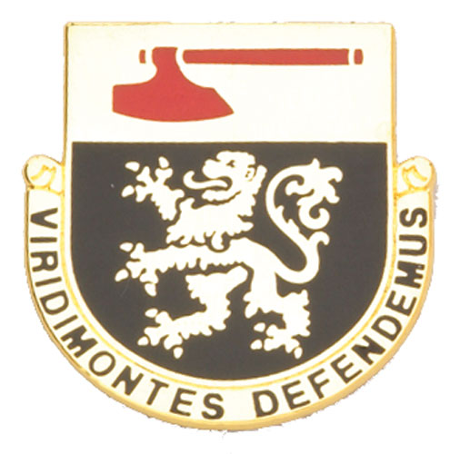 124 REGT ARNG VT  (VIRIDIMONTES DEFENDEMUS)   