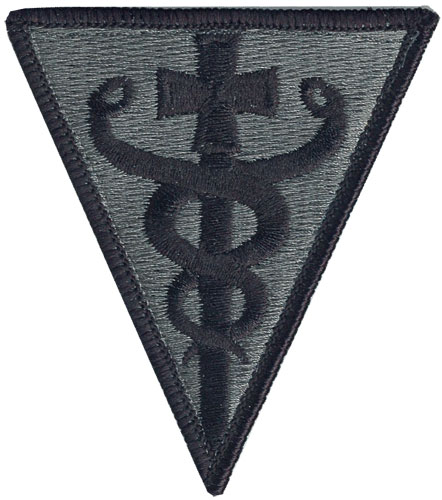 Army ACU Patch: 3rd Medical Command - with Fastener