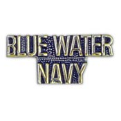 BLUE WATER NAVY PIN  