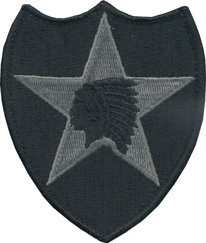 Army ACU Patch: 2nd Infantry Division - with Fastener