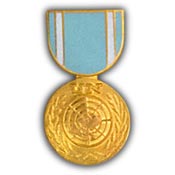 UNITED NATIONS OBSERVER MEDAL-PIN 1-/18"  