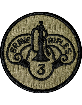 OCP Unit Patch: 3rd Armored Cavarly - With Fastener