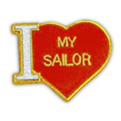 I LOVE MY SAILOR PIN  