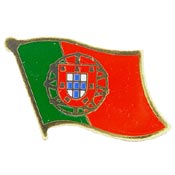 PORTUGAL FLAG PIN 1"  