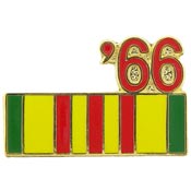 VIETNAM RIBBON 1966 PIN 1"  