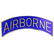 AIRBORNE TAB BLUE PIN  