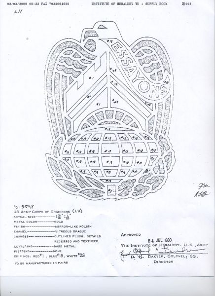 CORPS OF ENGINEERS COMMAND  (LH)    