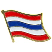 THAILAND FLAG PIN 1"  