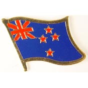 NEW ZEALAND FLAG PIN 1"  