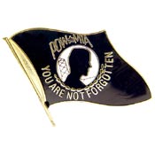 POW/MIA FLAG PIN 1-1/4"  