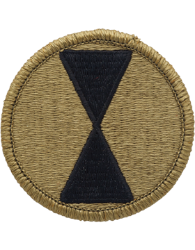 OCP Unit Patch: 7th Infantry Division - With Fastener