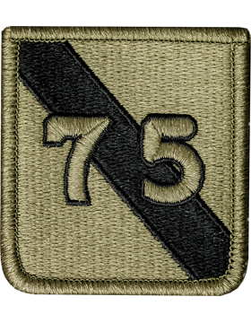 OCP Unit Patch: 75th Infantry Division - With Fastener